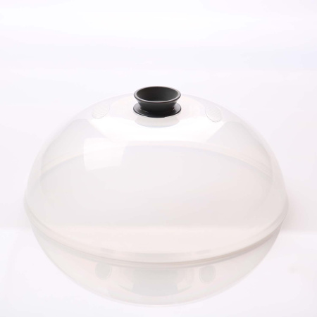 Крышка для микроволновой печи СВЧ 24 см (серая) от компании "Кореал - Настоящая Корея"