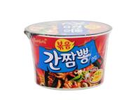 Лапша б.п. ГАНЧАМПОНГ БИГ БОУЛ с овощами и морепродуктами 105г от официального дистрибьютора "Кореал - Настоящая Корея"