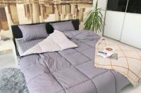 Комплект постельного белья GOCHU Solido set K серый  Комплект постельного белья GOCHU Solido set K серый