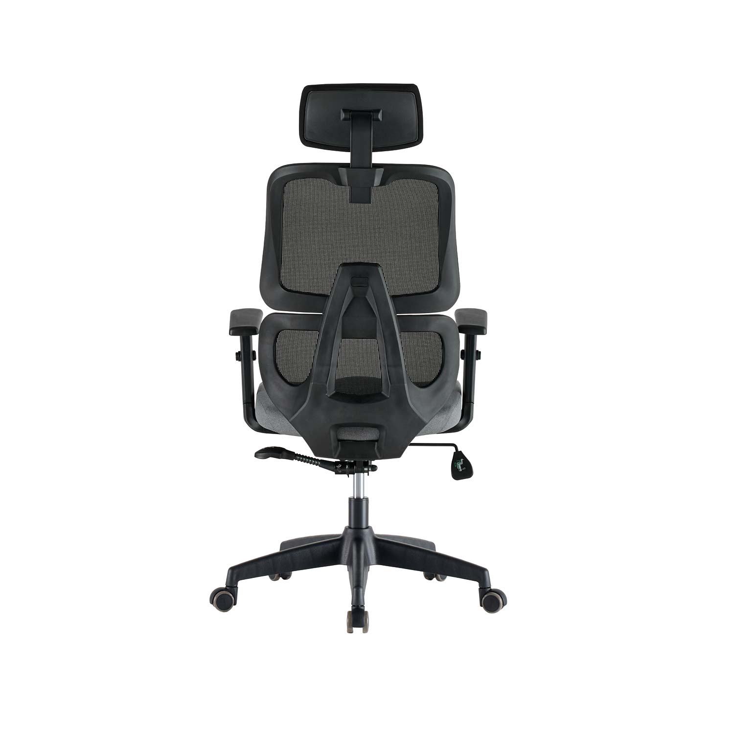 Стул ортопедический чёрно-серый D400 A D463A от компании "Кореал - Настоящая Корея"