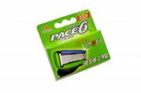 Комплект запасных лезвий из 2-х штук к бритвенному станку Dorco Pace 6 от официального дистрибьютора "Кореал - Настоящая Корея"
