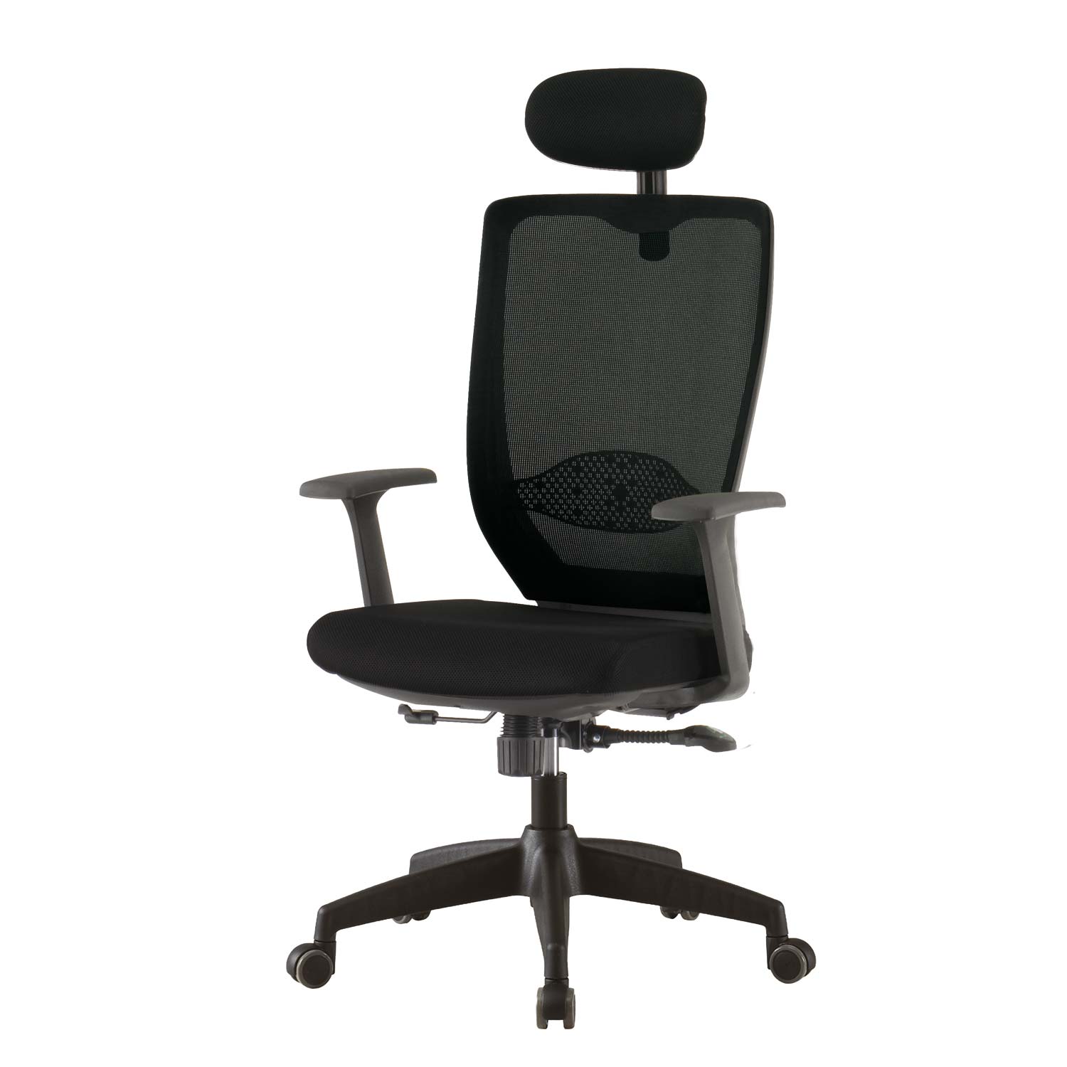 Стул ортопедический чёрный ADAM 1113T  от компании "Кореал - Настоящая Корея"