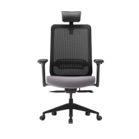 Стул ортопедический черно-серый Modern HB MDN-100A  от компании "Кореал - Настоящая Корея"