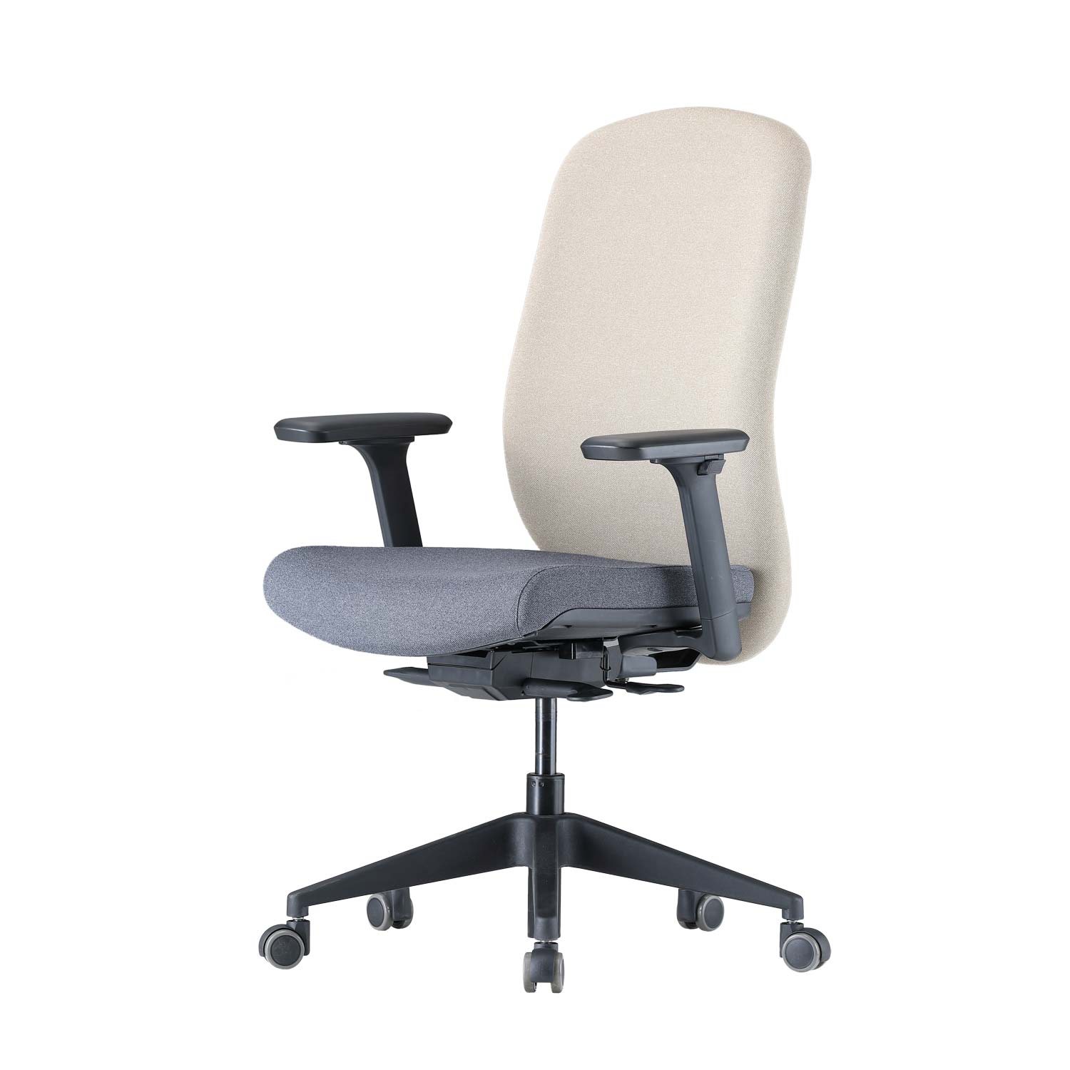 Стул ортопедический тёмно-серый (слоновая кость) Starry 200 от компании "Кореал - Настоящая Корея"