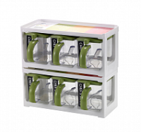 Набор контейнеров для хранения специй 6 в 1 от компании "Кореал - Настоящая Корея"