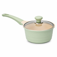 Кастрюля с крышкой 18 см (2 л.) HERB (ХЕРБ) IH для индукционных плит керамическое покрытие  от компании "Кореал - Настоящая Корея"