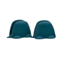 Силиконовая прихватка - варежка KF Pastel (2 шт.) (зелёный) от компании "Кореал - Настоящая Корея"