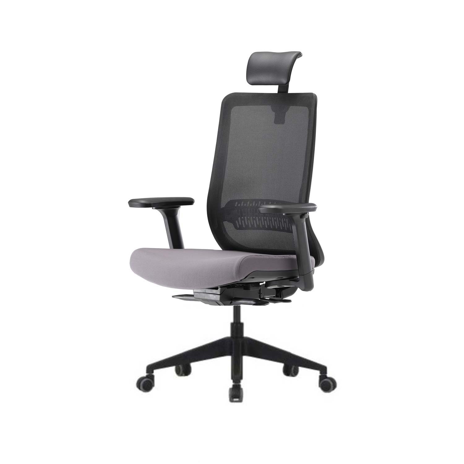 Стул ортопедический черно-серый Modern HB MDN-100A  от компании "Кореал - Настоящая Корея"