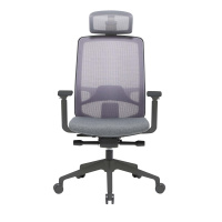 Стул ортопедический чёрно-серый Body fit Orgatec B от компании "Кореал - Настоящая Корея"