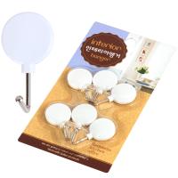 Крючки круглые самоклеящиеся на термоклее 6 шт. от компании "Кореал - Настоящая Корея" являющейся официальным дистрибьютором в России  Крючки круглые самоклеящиеся на термоклее 6 шт. от компании "Кореал - Настоящая Корея"