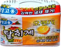 133020 HAPPYROOM Поглотитель запахов для холодильников (апельсин) 150г от официального дистрибьютора "Кореал - Настоящая Корея"