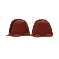 Силиконовая прихватка - варежка KF Pastel (2 шт.) (какао) от компании "Кореал - Настоящая Корея"