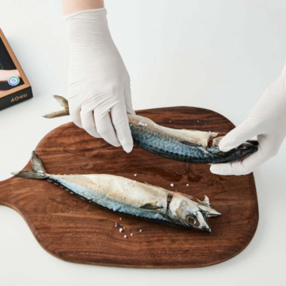 Перчатки нитриловые гипоаллергенные Chef Gloves Clean Wrap (Поварские перчатки Клеан Врап) (60 шт.) от компании "Кореал - Настоящая Корея"