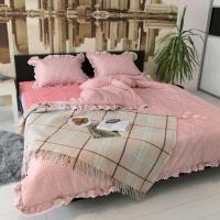 Комплект постельного белья GOCHU Verdi set K розовый от компании "Кореал - Настоящая Корея" являющейся официальным дистрибьютором в России  Комплект постельного белья GOCHU Verdi set K розовый