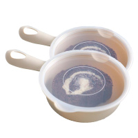 Комплект туристических тарелок Cooknbob с крышкой 400 мл. (2 шт.) от компании "Кореал - Настоящая Корея"