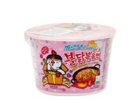Лапша Hot CHICKEN BIG BOWL CARBONARA со вкусом острой курицы в соусе карбонара 105 гр от официального дистрибьютора "Кореал - Настоящая Корея"
