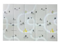 Портативный коврик Portable, 140x200x1 см, Лесные тропинки от официального дистрибьютора "Кореал - Настоящая Корея"