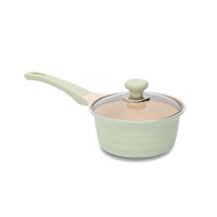 Кастрюля с крышкой 18 см (2 л.) HERB IH для индукционных плит керамическое покрытие  от компании "Кореал - Настоящая Корея"