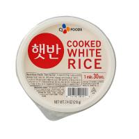 Рис пропаренный белый CJ Cheiljedang, 210 г.  от официального дистрибьютора "Кореал - Настоящая Корея"