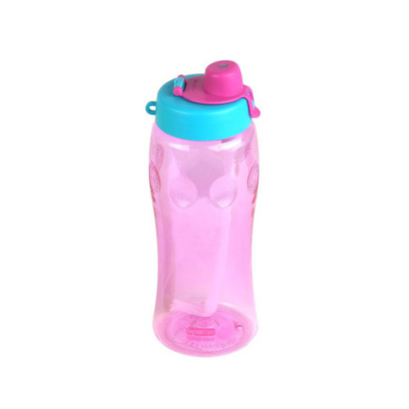 Бутылка для воды с соломинкой Neoklein STRAW 600 мл. (розовая) от компании "Кореал - Настоящая Корея"