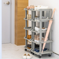 Полка для обуви в прихожую lim 5-Step Grey от компании "Кореал - Настоящая Корея"