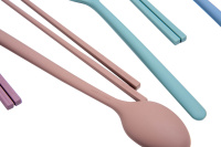 Силиконовая ложка KF Pastel (розовый) от компании "Кореал - Настоящая Корея" являющейся официальным дистрибьютором в России  Силиконовая ложка KF Pastel (розовый) от компании "Кореал - Настоящая Корея"