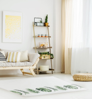 Двухсторонний коврик Pure Soft 190x130x1.2 см, Монстера/Холмы от компании "Кореал - Настоящая Корея" являющейся официальным дистрибьютором в России  Двухсторонний коврик Pure Soft 190x130x1.2 см, Монстера/Холмы от компании "Кореал - Настоящая Корея"