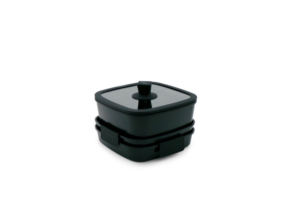Набор посуды BoOhgle (чёрный) 5 в 1 со съемной ручкой c антипригарным керамическим покрытием от компании "Кореал - Настоящая Корея"