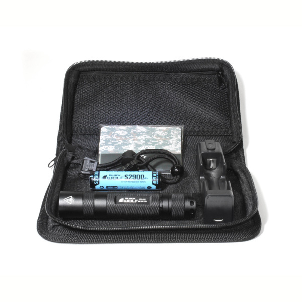 Фонарь Black Wolf KR-A10 комплект №3 (2900mAh, зарядное устройство без адаптера) от компании "Кореал - Настоящая Корея"