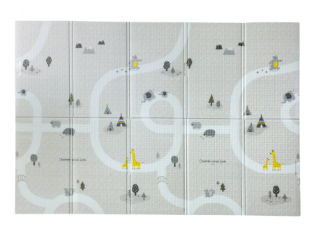 Портативный коврик Portable, 140x200x1 см, Лесные тропинки от компании "Кореал - Настоящая Корея"