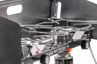 Складная двухконфорочная газовая плита Nabia STB-100 от компании "Кореал - Настоящая Корея" являющейся официальным дистрибьютором в России  Складная двухконфорочная газовая плита Nabia STB-100 от компании "Кореал - Настоящая Корея"