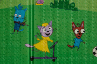 Портативный коврик Portable 140x200x1см Три кота от компании "Кореал - Настоящая Корея" являющейся официальным дистрибьютором в России  Портативный коврик Portable 140x200x1см Три кота от компании "Кореал - Настоящая Корея"