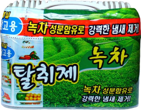 133006 HAPPYROOM Поглотитель запахов для холодильников (зелёный чай) 150г от компании "Кореал - Настоящая Корея"