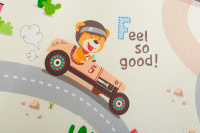 Двухсторонний коврик Pure Soft 190x130x1.2 см, Дороги/Киты от компании "Кореал - Настоящая Корея" являющейся официальным дистрибьютором в России  Двухсторонний коврик Pure Soft 190x130x1.2 см, Дороги/Киты от компании "Кореал - Настоящая Корея"