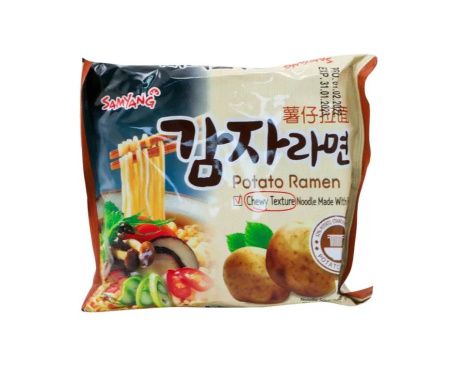 Лапша Потато Рамен с картофельным вкусом 120гр от компании "Кореал - Настоящая Корея"