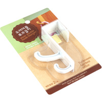 Двойной крючок для двери 80*105*25 мм. от компании "Кореал - Настоящая Корея" являющейся официальным дистрибьютором в России  Двойной крючок для двери 80*105*25 мм. от компании "Кореал - Настоящая Корея"