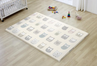 Двухсторонний коврик Bubble play 210x140x4см Нежные совы/Елочки от компании "Кореал - Настоящая Корея" являющейся официальным дистрибьютором в России  Двухсторонний коврик Bubble play 210x140x4см Нежные совы/Елочки от компании "Кореал - Настоящая Корея"