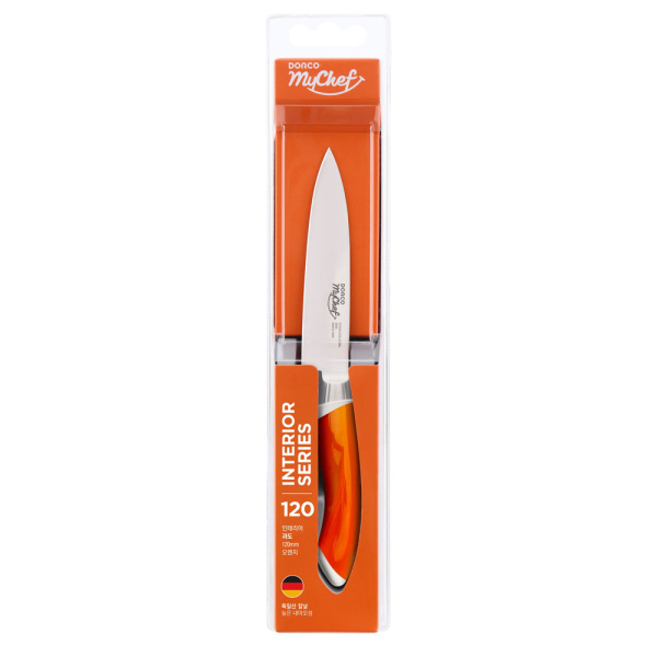 Кухонный нож DORCO Mychef Interior orange 5" 120 от официального дистрибьютора "Кореал - Настоящая Корея"