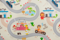 Двухсторонний коврик Pure Soft 190x130x1.2 см, Дороги/Киты от компании "Кореал - Настоящая Корея" являющейся официальным дистрибьютором в России  Двухсторонний коврик Pure Soft 190x130x1.2 см, Дороги/Киты от компании "Кореал - Настоящая Корея"