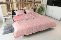 Комплект постельного белья GOCHU Verdi set K розовый от компании "Кореал - Настоящая Корея" являющейся официальным дистрибьютором в России  Комплект постельного белья GOCHU Verdi set K розовый
