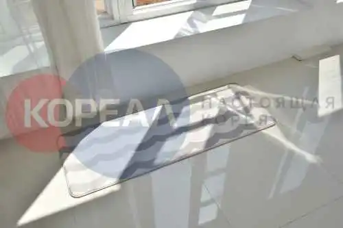 Двухсторонний ПВХ коврик для кухни и ванной MOIRE G-L 120*44*1.2 от компании "Кореал - Настоящая Корея" фото 2